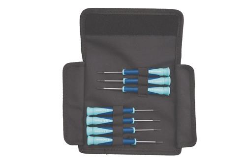 TECWERK Feinmechanikerschraubendrehersatz 7tlg.Schlitz/PH TECWERK