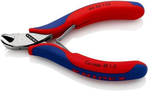 KNIPEX Elektronikvornschn.L.115mm Form 5 Facette nein spiegelpol.Mehrkomp.-Hüllen