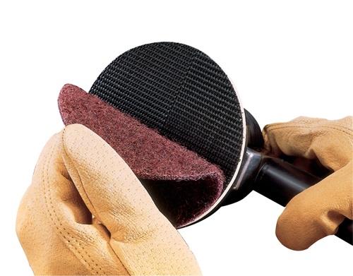 3M Schleifvliesscheibe SC-DH D.125mm medium rot m.Zentrierung 3M