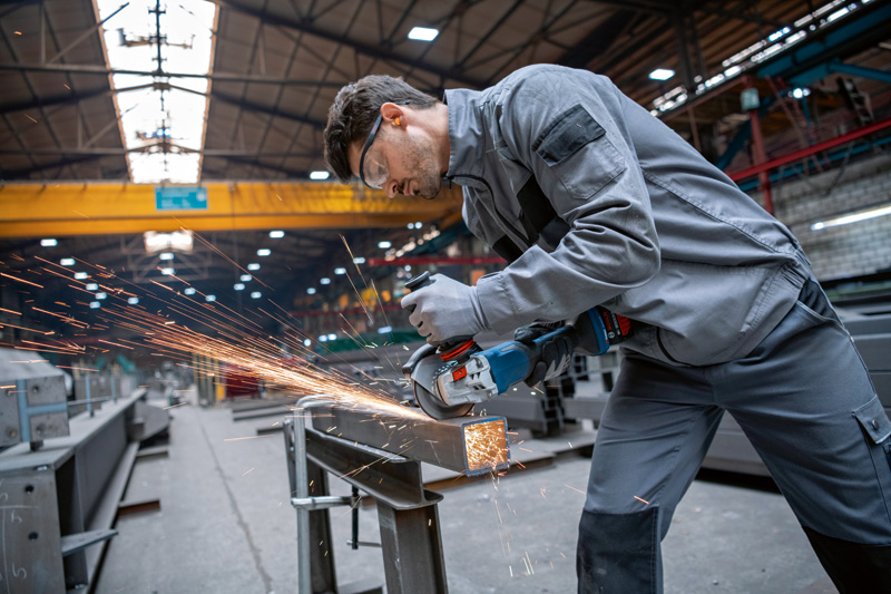 BOSCH Akku-Winkelschleifer BITURBO GWS 18V-15 P