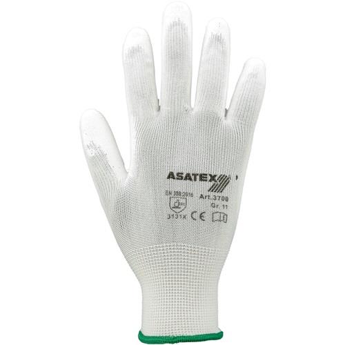 ASATEX Handschuhe Gr.10 weiß EN 388 PSA II Nyl.m.PU ASATEX