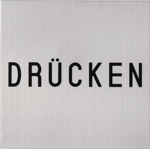 TECWERK Hinweiszeichen NW-4600-8 VA Farb-Nr.60 B.126mm H.126mm TECWERK