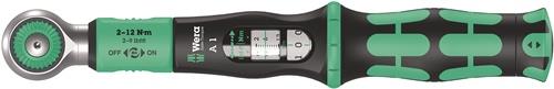 WERA Drehmomentschlüssel Safe-Torque A 1 Drehmomentschlüssel 1/4 Zoll 2-12 Nm WERA