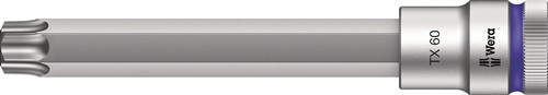 WERA Steckschlüsseleinsatz 8767 C HF TORX® 1/2 Zoll T60 L.140mm WERA WERA Steckschlüsseleinsatz 8767 C HF TORX® 1/2 Zoll T60 L.140mm WERA