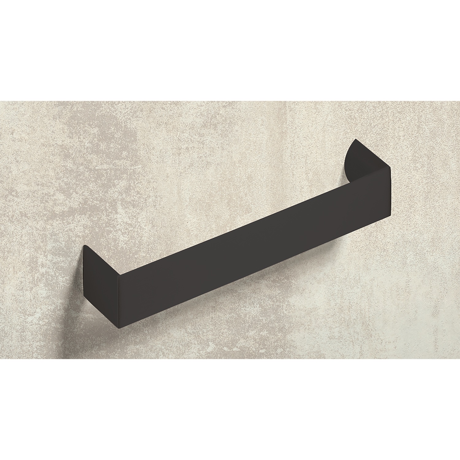 HETTICH Griff Nursia, •–• 160, L 168 mm, B 24 mm, H 30 mm, Schwarz matt, 9264087