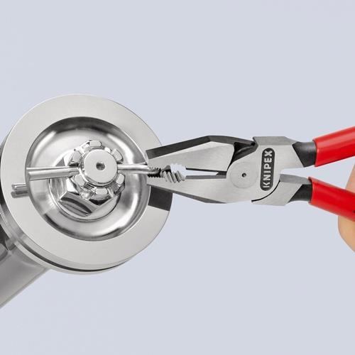 KNIPEX Kraftkombizange L.200mm pol.Ku.-Überzug KNIPEX KNIPEX Kraftkombizange L.200mm pol.Ku.-Überzug KNIPEX