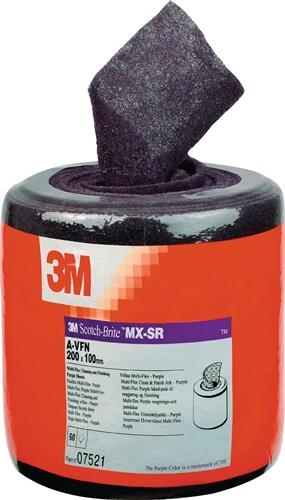 3M Schleifvliesrolle MX-SR L.6m B.100mm very fine violett 3M