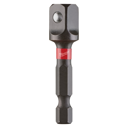 MILWAUKEE 1/4" Sechskant auf 3/8" Vierkant Steckschlüsseleinsatz SHOCKWAVE 50 mm