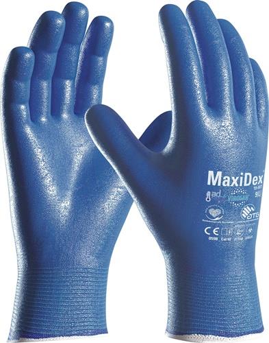 ATG Handschuhe MaxiDex® Gr.9 blau EN ISO 374-5/EN 388 PSA III ATG ATG Handschuhe MaxiDex® Gr.9 blau EN ISO 374-5/EN 388 PSA III ATG