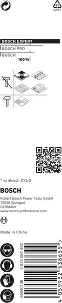 BOSCH EXPERT HEX-9 MultiConstruction Bohrer, 5,5 x 60 x 100 mm. Für Dreh- und Schlagbohrer BOSCH EXPERT HEX-9 MultiConstruction Bohrer, 5,5 x 60 x 100 mm. Für Dreh- und Schlagbohrer