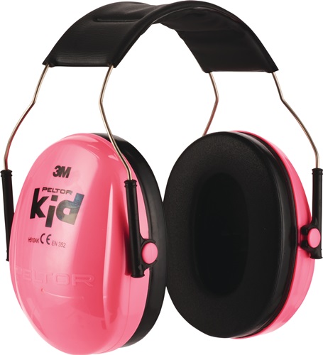 3M Kapselgehörschutz H510AK EN 352 SNR 27 dB Kopfbügel pink f.Kinder 3M