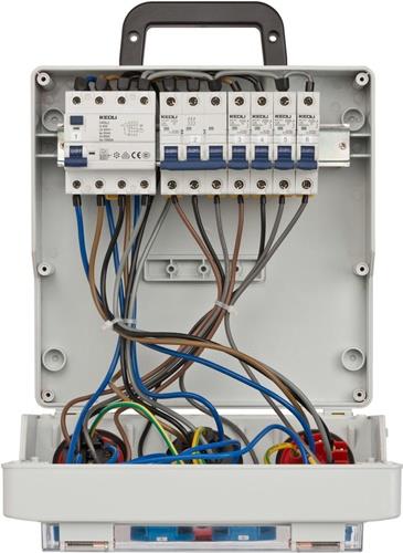 BRENNENSTUHL Kunststoffwandverteiler CEE-32A,5-polig 1xCEE 16 A,1xCEE 32A,4x230V BRENNENSTUHL
