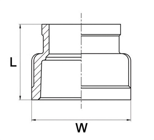 SPRINGER Reduziermuffe EN 10226-1 SPRINGER SPRINGER Reduziermuffe EN 10226-1 SPRINGER