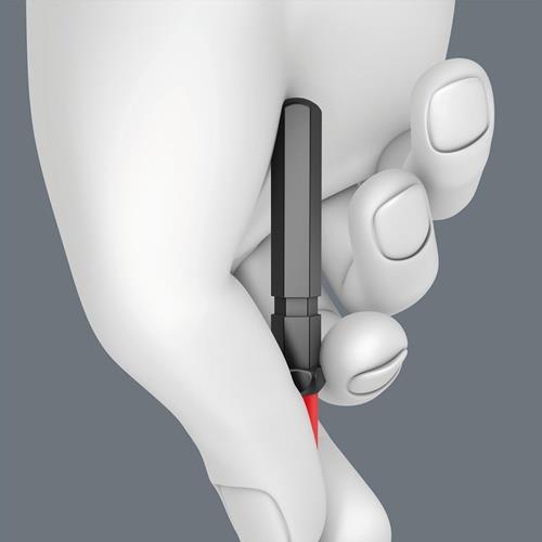 WERA Wechselklingen KK VDE 65 iS TiE PZ 2 L.157mm Black Point 6-kant-Antrieb 9mm WERA