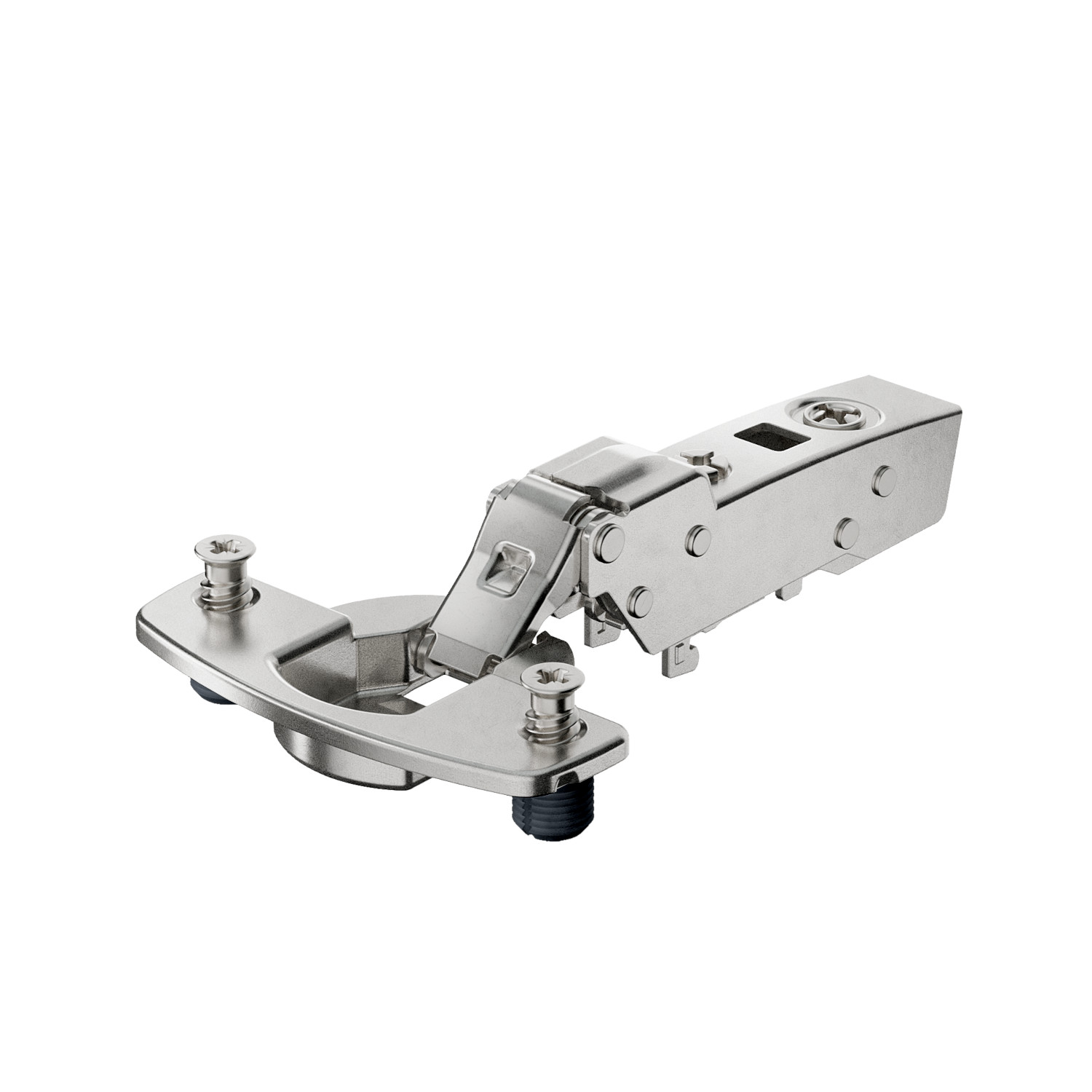 HETTICH Sensys Dünntürscharnier, Türdicke ab 10 mm, ohne integrierte Dämpfung (Sensys 8646), vernickelt, 9094376