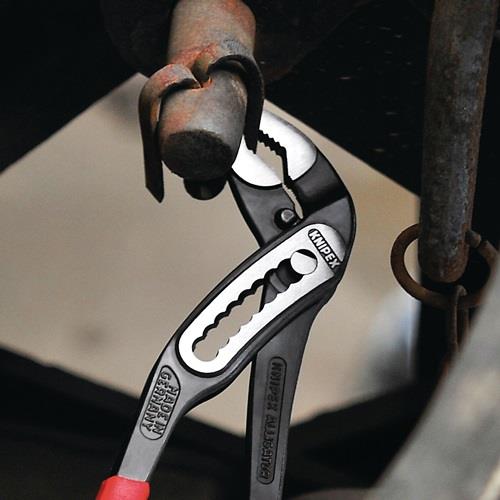 KNIPEX Wasserpumpenzange Alligator® L.180mm Spann-W.36mm pol.Ku.-Überzug KNIPEX KNIPEX Wasserpumpenzange Alligator® L.180mm Spann-W.36mm pol.Ku.-Überzug KNIPEX
