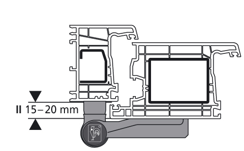 DR. HAHN Aufschraubband KT-V 6R FIX P570, 2-teilig