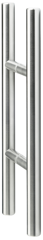 HERMAT Stoßgriffpaar 8000, D 20 mm, Edelstahl