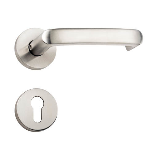 BKS FH Drücker-Halbgarnitur DIRIGENT H7.0 mit Rosetten B-72100, Edelstahl