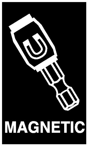 WERA Steckschlüsseleinsatz 869/4M m.6-KT.-Antr.SW 8mm L.50mm m.Magnet WERA