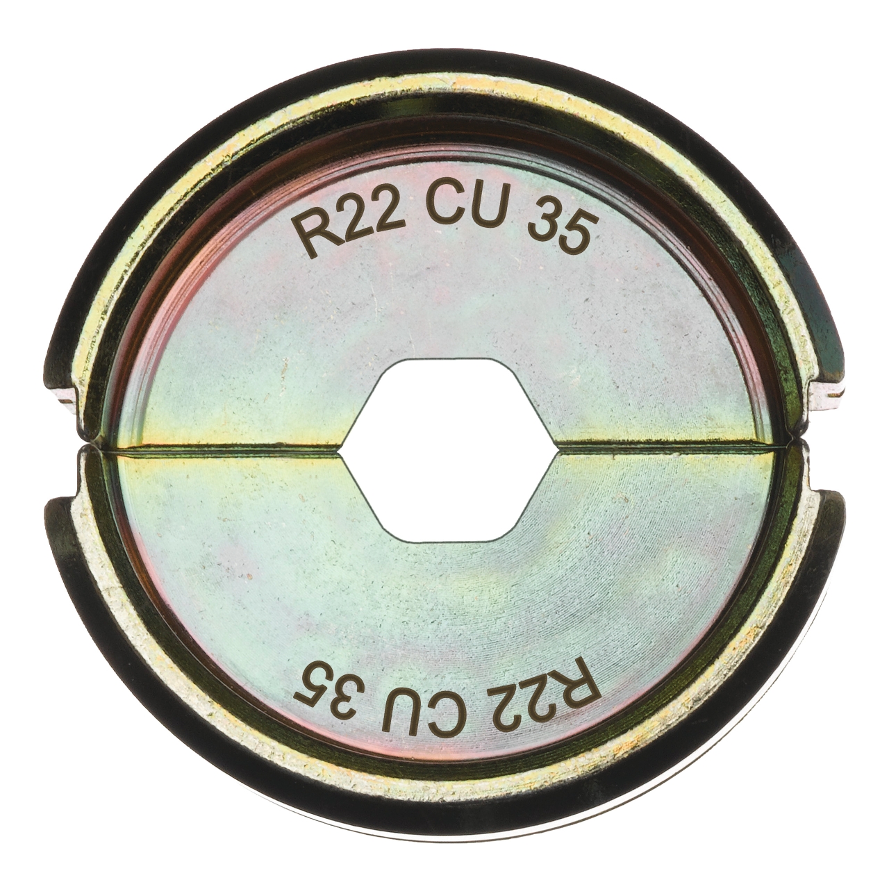 MILWAUKEE R22 Cu 35 für Standard Rohrkabelschuh Presseinsatz für hydraulisches Akku-Presswerkzeug