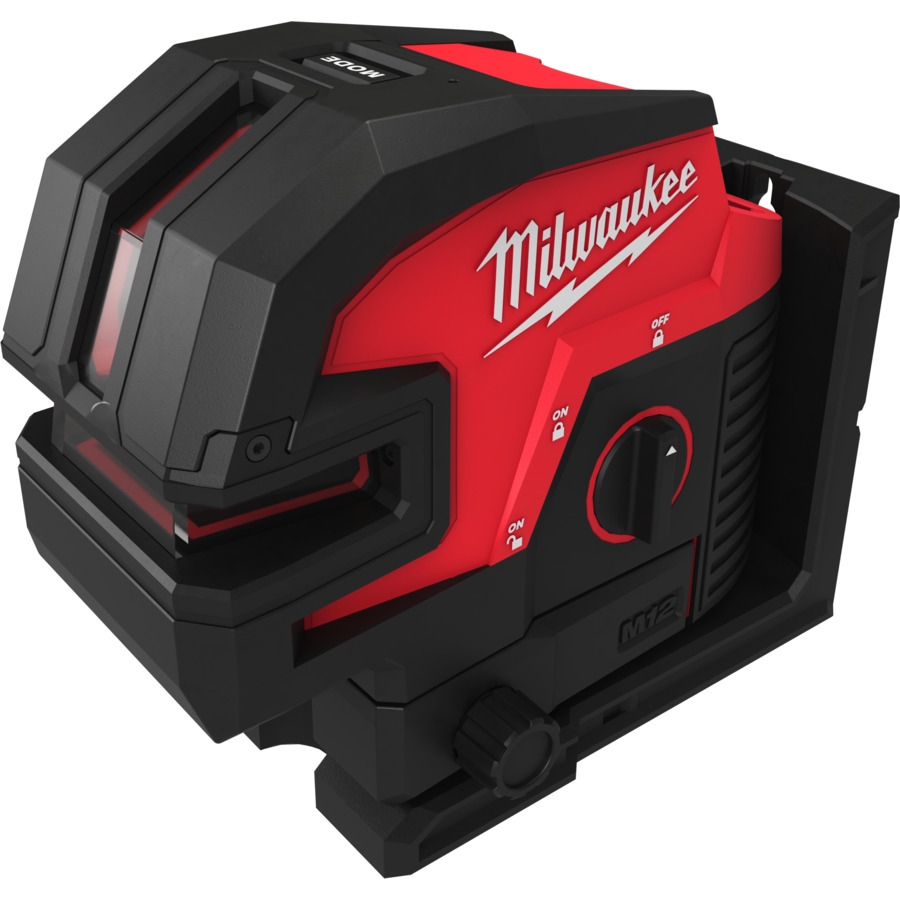 MILWAUKEE M12™ Akku-Kreuzlinienlaser M12CLL4P-0C