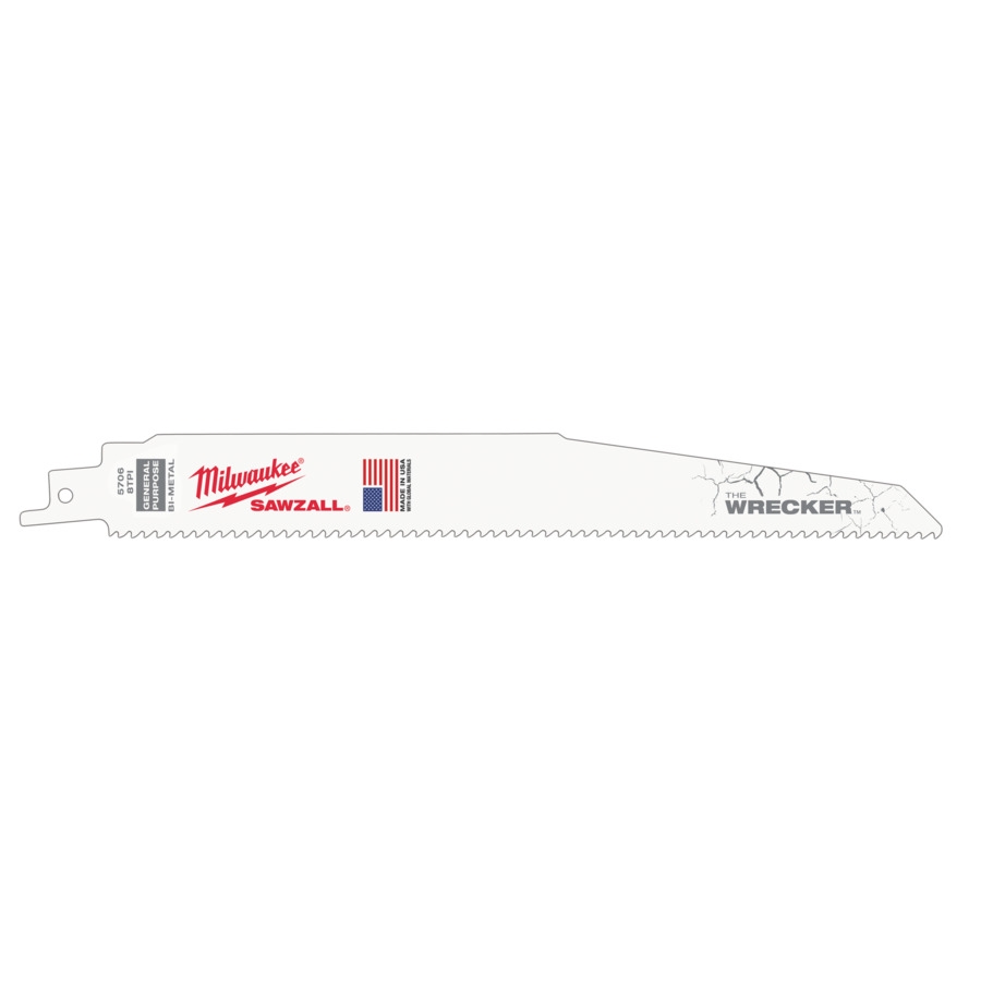 MILWAUKEE 300 x 3,6/2,3 mm (7/11 TPI) Säbelsägeblatt THE WRECKER