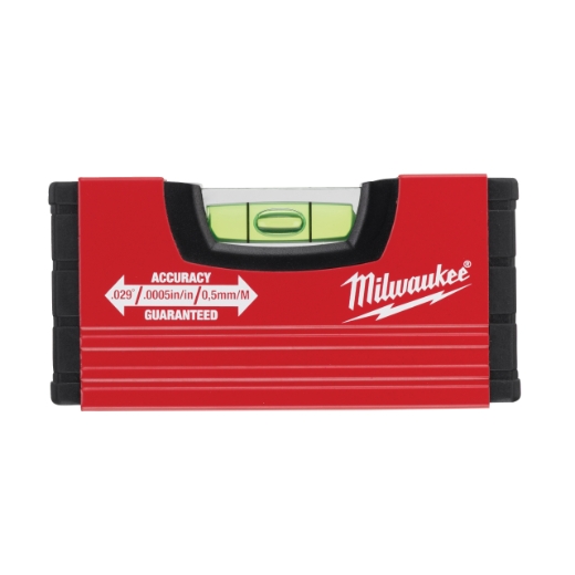 MILWAUKEE 10 cm lang Wasserwaage Minibox