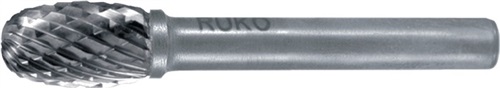 RUKO Frässtift TRE D.10mm Kopf-L.16mm Schaft-D.6mm HM Verz.KVZ 4 RUKO
