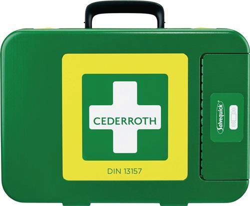 Nordwest Erste Hilfe Koffer First-Aid-Kits B300xH420xT118ca.mm grün CEDERROTH