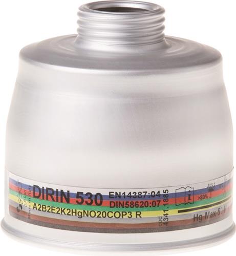 EKASTU Mehrbereichskombifilter DIRIN 530 A2B2E2K2 HgNO 20CO-P3 f.EKASTU