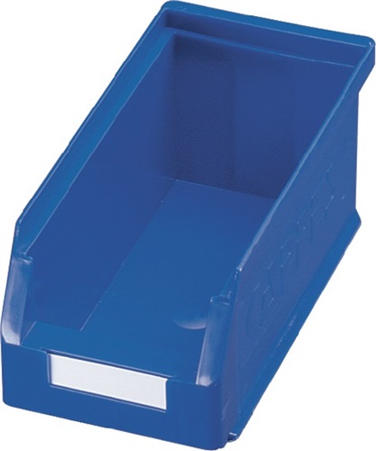 RASTERPLAN Sichtlagerkasten L290xB140xH130mm PE blau RASTERPLAN