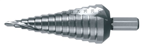 PROMAT Stufenbohrer Bohrber.4-30mm HSS Spiralnut Z.2 Stufen 14 PROMAT