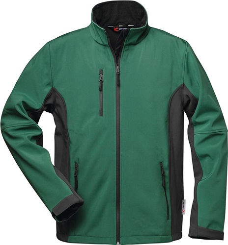 Softshelljacke CHARON grün/grau FELDTMANN