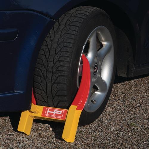 HP AUTOZUBEHÖR Parkkralle Stahl,pulv.L425xB285xH110mm 3,28kg rot/gelb SB Verpackung