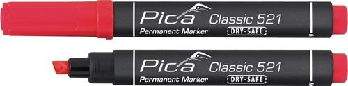 PICA Permanentmarker Classic rot Strich-B.2-6mm Keilspitze PICA