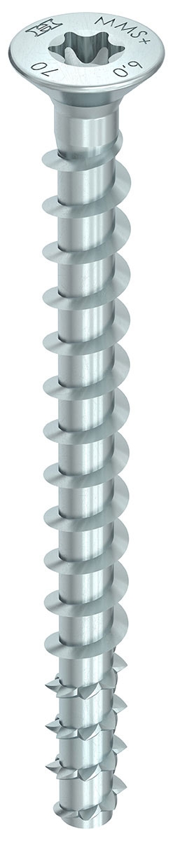 HECO MULTI-MONTI-plus F 12,0 x 120, Senkkopf, T-Drive, verzinkt blau, A2K