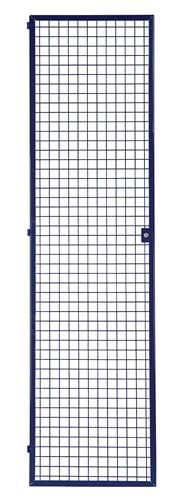 Nordwest Gittertür LOGS 240 H1970xB540mm blau RAL 5022 abschl.LOGS
