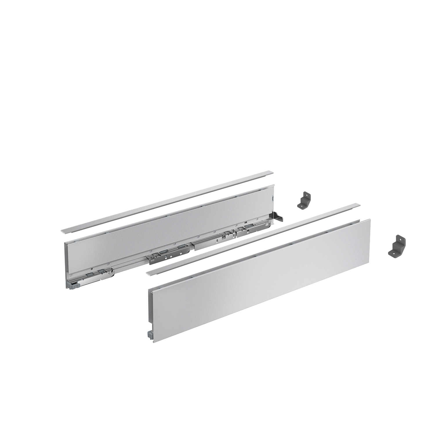 HETTICH AvanTech YOU Set Zarge, Höhe 101 mm x NL 600 mm, silber, links und rechts, 9353342 HETTICH AvanTech YOU Set Zarge, Höhe 101 mm x NL 600 mm, silber, links und rechts, 9353342
