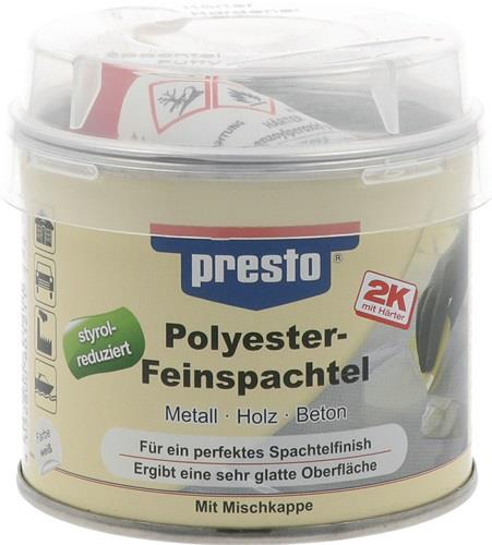 PRESTO 2K-Feinspachtel weiß,Härter rot 250g Dose PRESTO