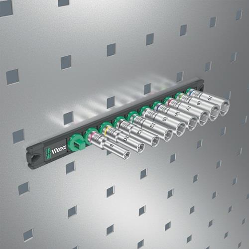 WERA Steckschlüsseleinsatzset Deep 1 9-tlg.Antr.10mm (3/8) Zoll WERA WERA Steckschlüsseleinsatzset Deep 1 9-tlg.Antr.10mm (3/8) Zoll WERA