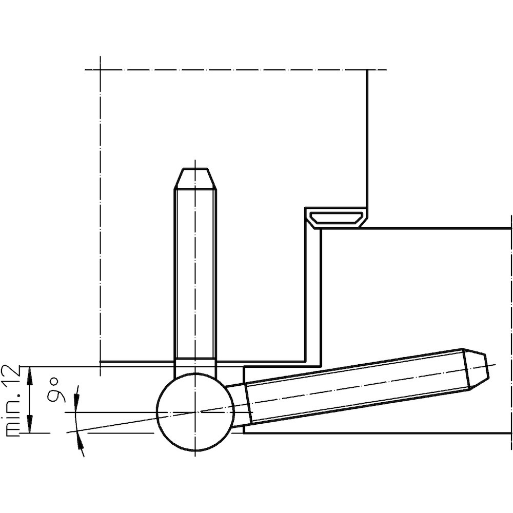 SIMONSWERK Einbohrband BAKA® C 1-15 WF