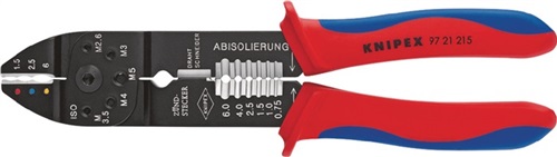 KNIPEX Crimpzange L.230mm 0,5-6 (AWG 20-10) mm² KNIPEX