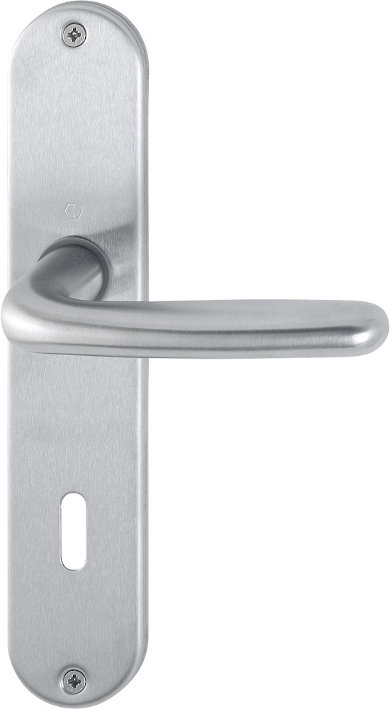HOPPE® Drückergarnitur mit Langschild Cardiff E1850Z/302, Edelstahl