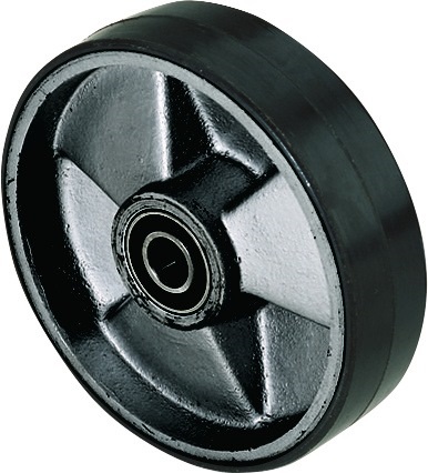 PFAFF Lenkrad PU Naben-L.43mm Rad-B.50mm D.200mm Ku.-Felge PFAFF
