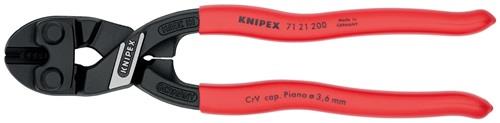 KNIPEX Kompaktbolzenschneider CoBolt® L.200mm Ku.-Überzug 20Grad 3,6mm o.Aussparung