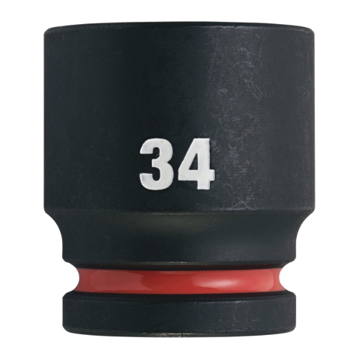 MILWAUKEE 34 x 57 mm SHOCKWAVE Schlagnuss 3/4" kurz