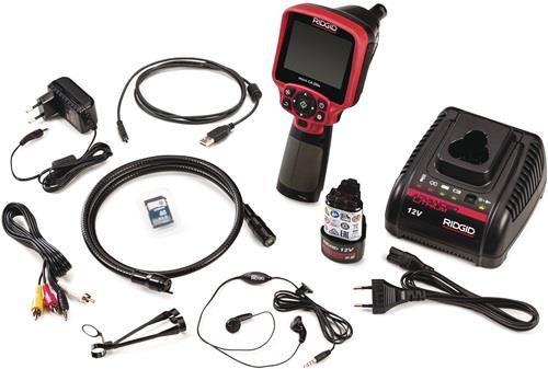 RIDGID Akku-Inspektionskamera micro CA-350x 3,5 Zoll 320x240 17mm LED 4