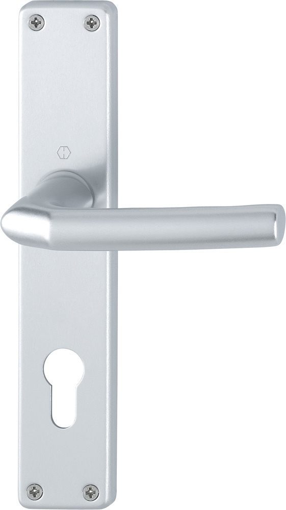 HOPPE® Drückergarnitur mit Langschild Birmingham 1117/202SP, Aluminium, 2533978 HOPPE® Drückergarnitur mit Langschild Birmingham 1117/202SP, Aluminium, 2533978