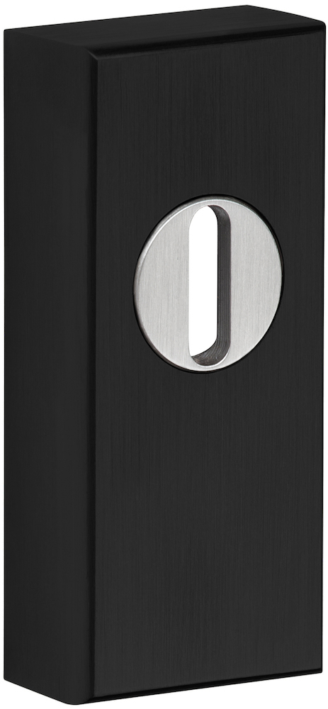 HERMAT Schutz-Schiebe-Schlüsselrosette 2076.KS, eckig, Edelstahl